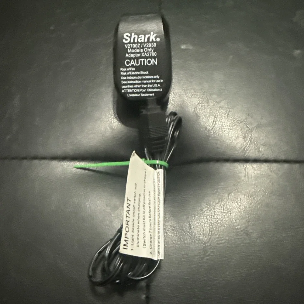 For Shark XA2700 V2700Z Floor Carpet Sweeper Charger Power Cord for Shark XA2700